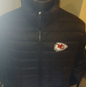 Kansas City Chielfs Mens Full Zip Puffer Winter Jacket Coat NWT 3XL